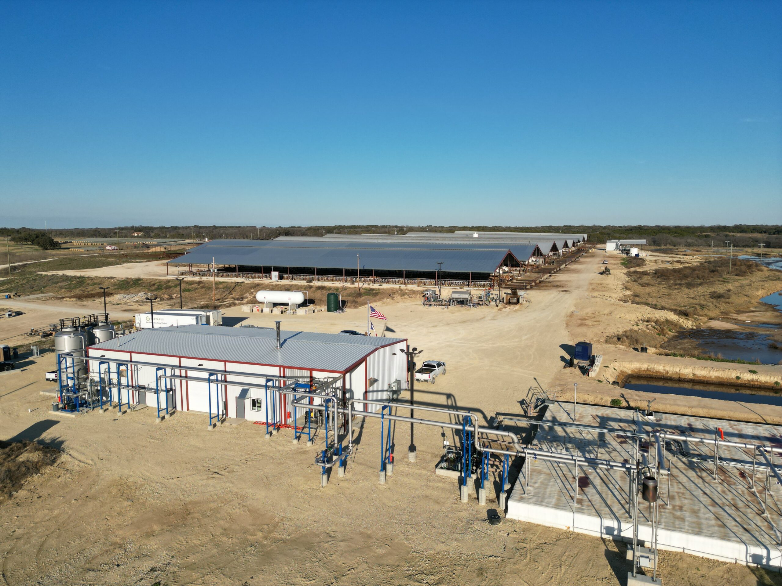 Nacelle Solutions biogas and RNG facility aerial view